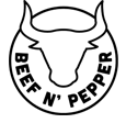 Beef and Pepper Steak house logo