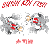 Sushi Koi Fish logo