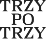 Logo restauracji Trzy Po Trzy w Kamienicy