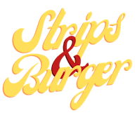 Logo restauracji Strips & Burger Drukarska 26