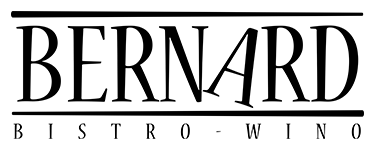 Bernard bistro - wino logo