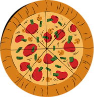 Logo restauracji Pizza Napalona