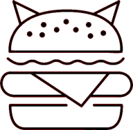 Black Cat Burger logo